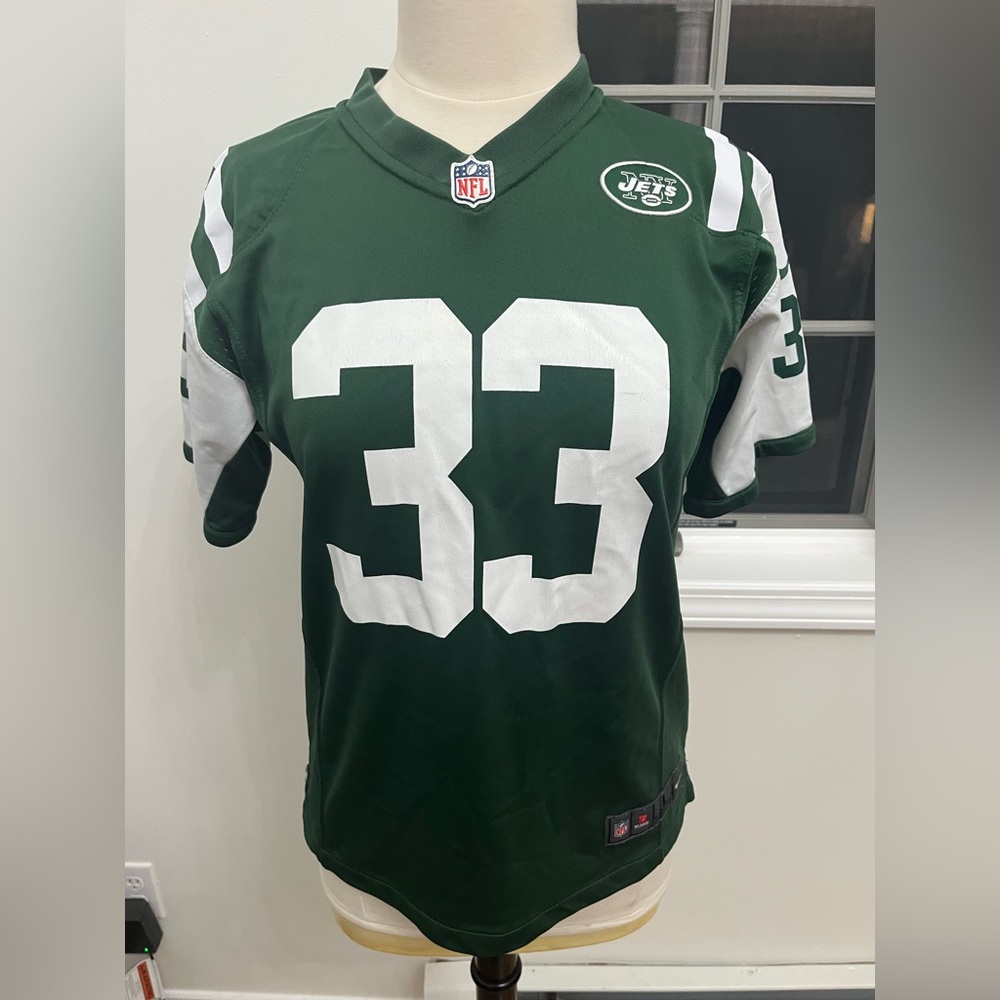 NIKE New York NY Jets Jamal Addams #33 Jersey Green Woman’s Large NFL On Field